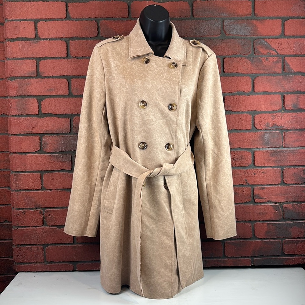 Solitaire Coat Womans Large Faux‎ Leather